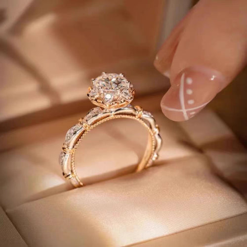 Zircon Floral Ring