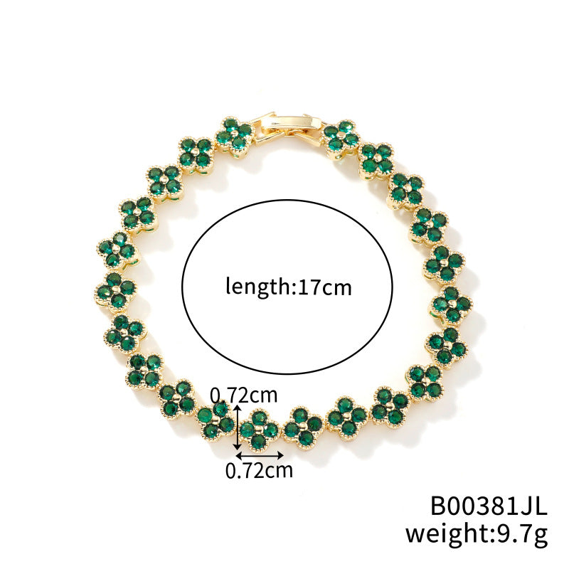 Brass Floral Bangle
