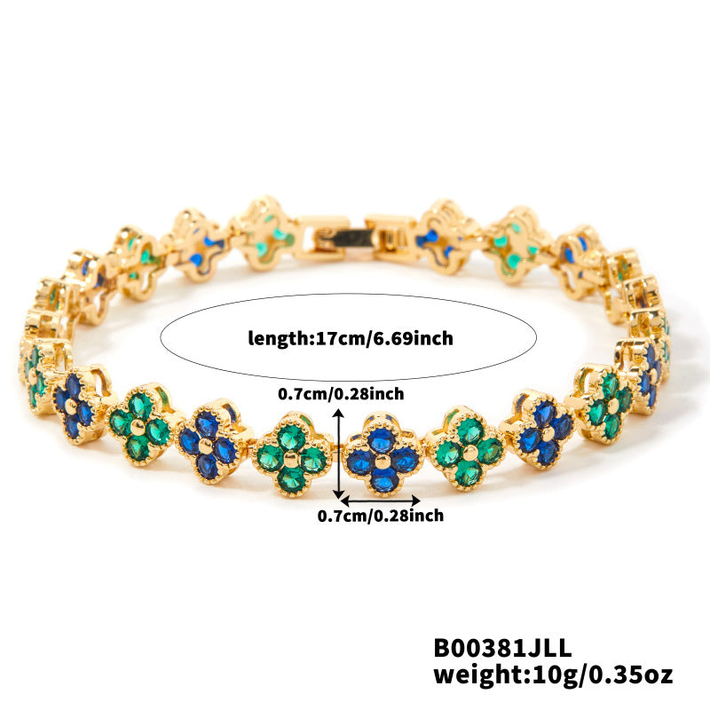 Brass Floral Bangle