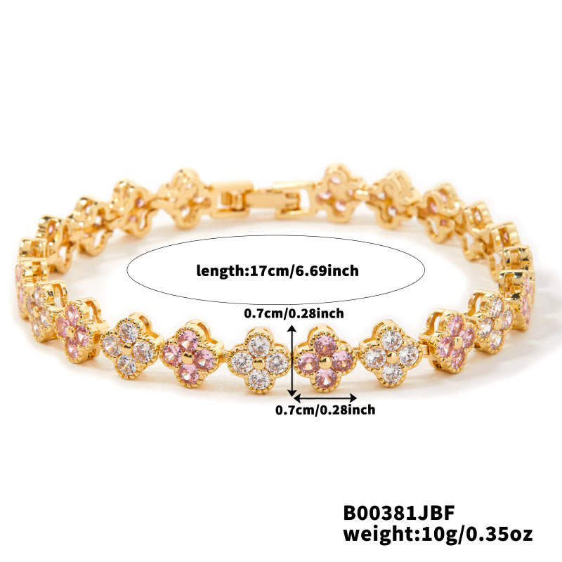 Brass Floral Bangle