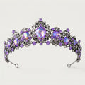 European and American Baroque Retro Bride Rhinestone Crown