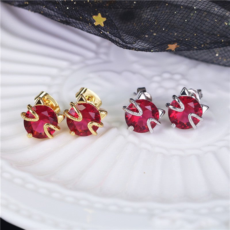 Gold Brass Earring