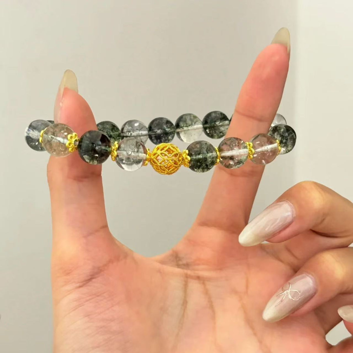 Green Phantom Quartz Bracelet