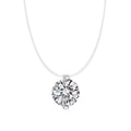 Silver Floral Pendant Necklace